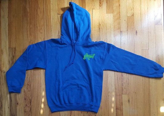 blue sparkler hoodie
